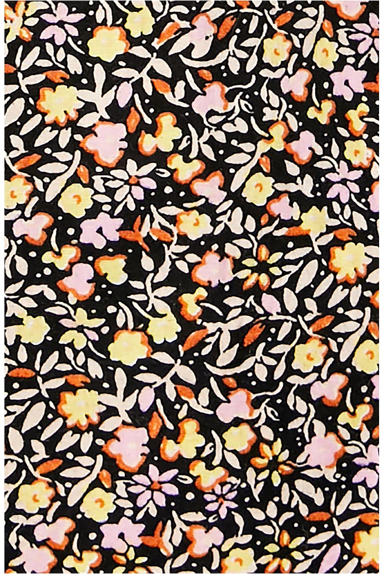 Heartlands Floral Print Prairie Dress, Alternate, color, BLACK COMBO