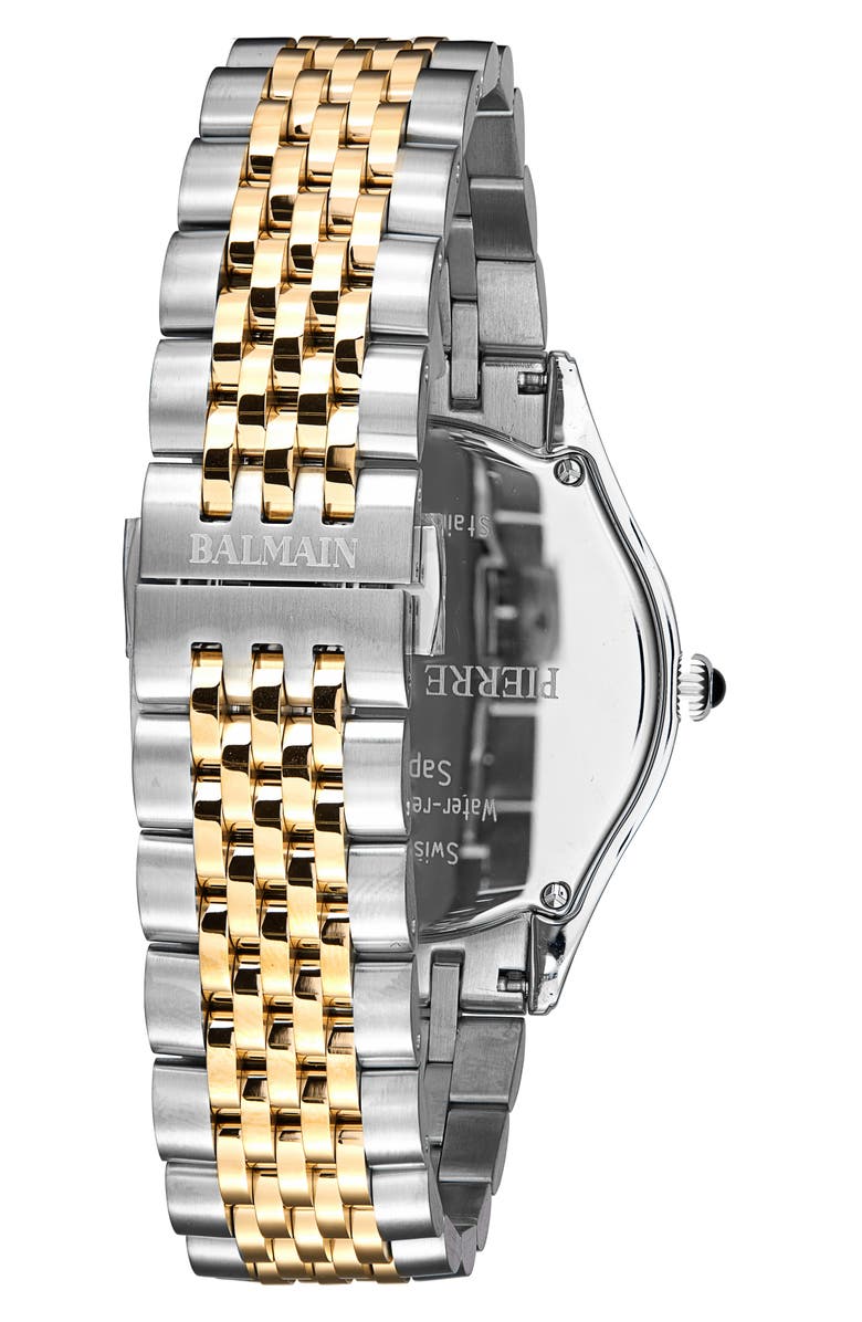 Balmain Gent Bracelet Watch, 40mm, Alternate, color, Two Tone
