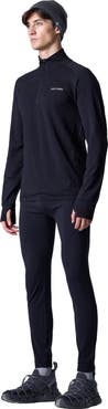 COZY ZERO Tech Merino Classic Fit Half Zip Long Sleeve Base Layer