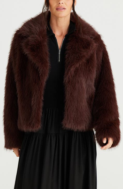 Faux fur coat nordstrom best sale