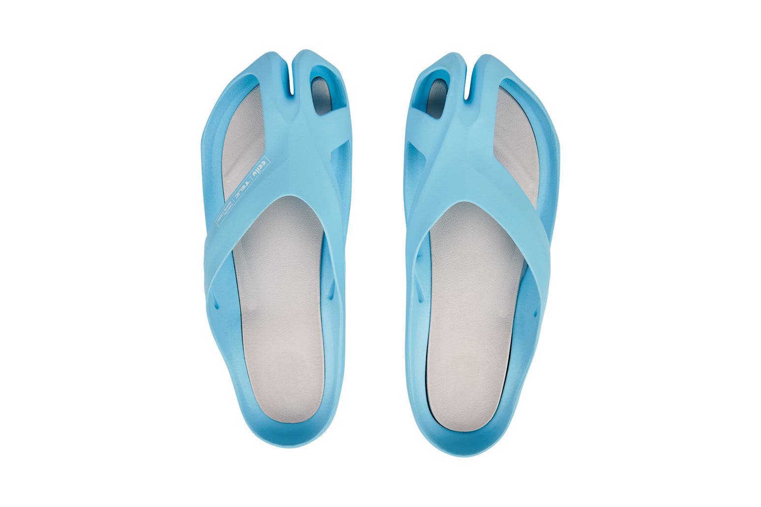 Stepping Stones Caring Reflexology Slide Sandal, Alternate, color, Sky Blue