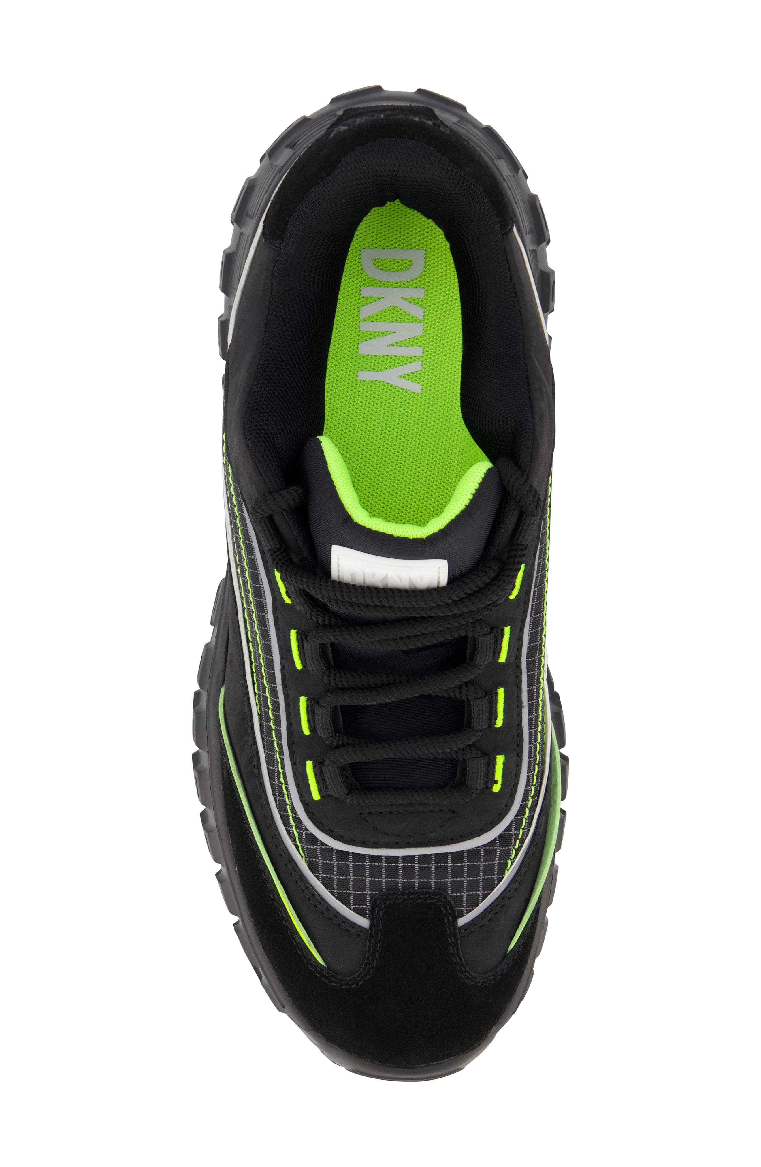 DKNY Mixed Media Low Top Hiking Sneaker, Alternate, color, 