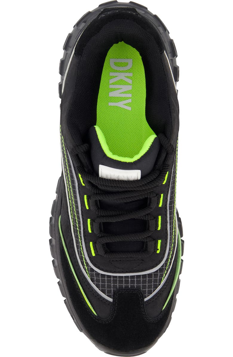 DKNY Mixed Media Low Top Hiking Sneaker, Alternate, color,