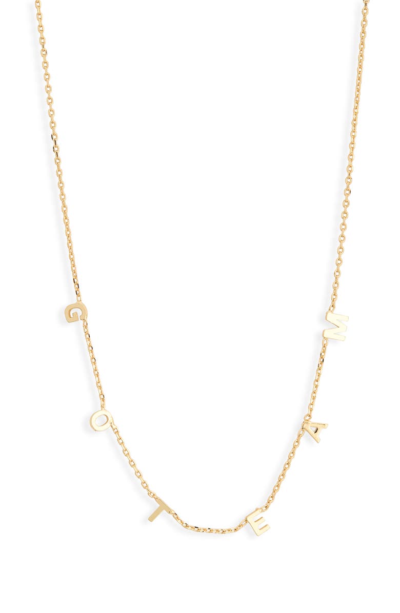 Leith Gameday Shaker Chain Necklace, Alternate, color, Gold