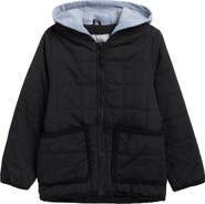 London Fog Kids' Brushed Micro Midweight Quilted Jacket
