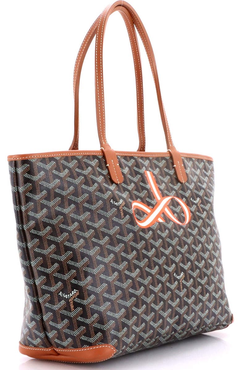 Pre-Owned Goyard Artois Tote Printed Coated Canvas PM, Alternate, color, Brown