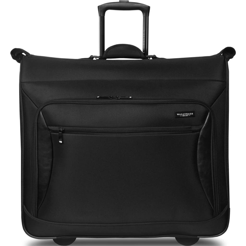 Wallybags 45" Premium Rolling Garment Bag With Multiple Pockets In Black