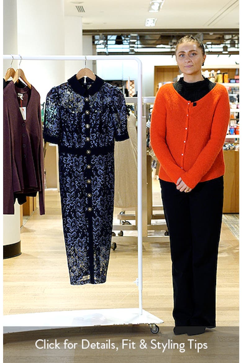 Lace & Crepe Shirtdress video