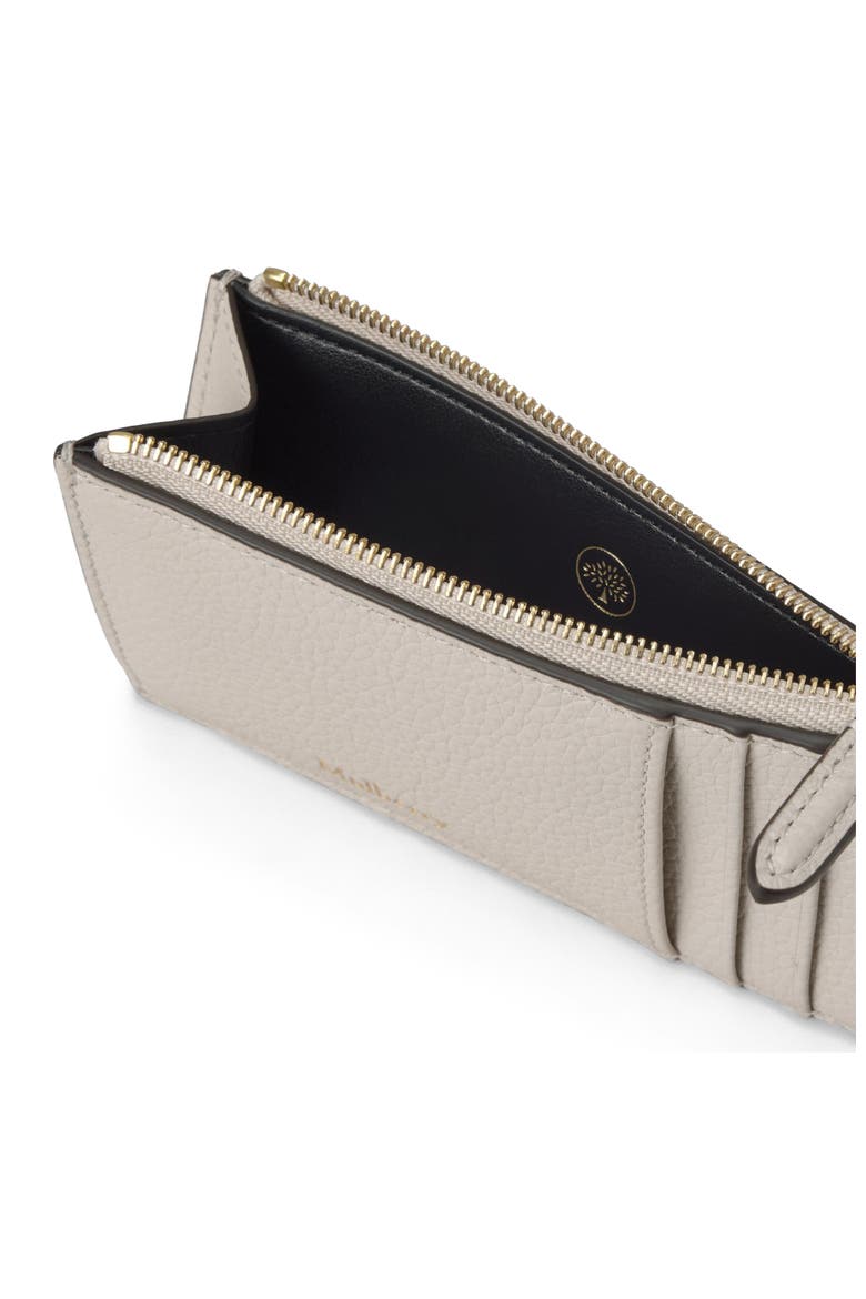 Continental Zipped Long Card Holder, Alternate, color, Chalk