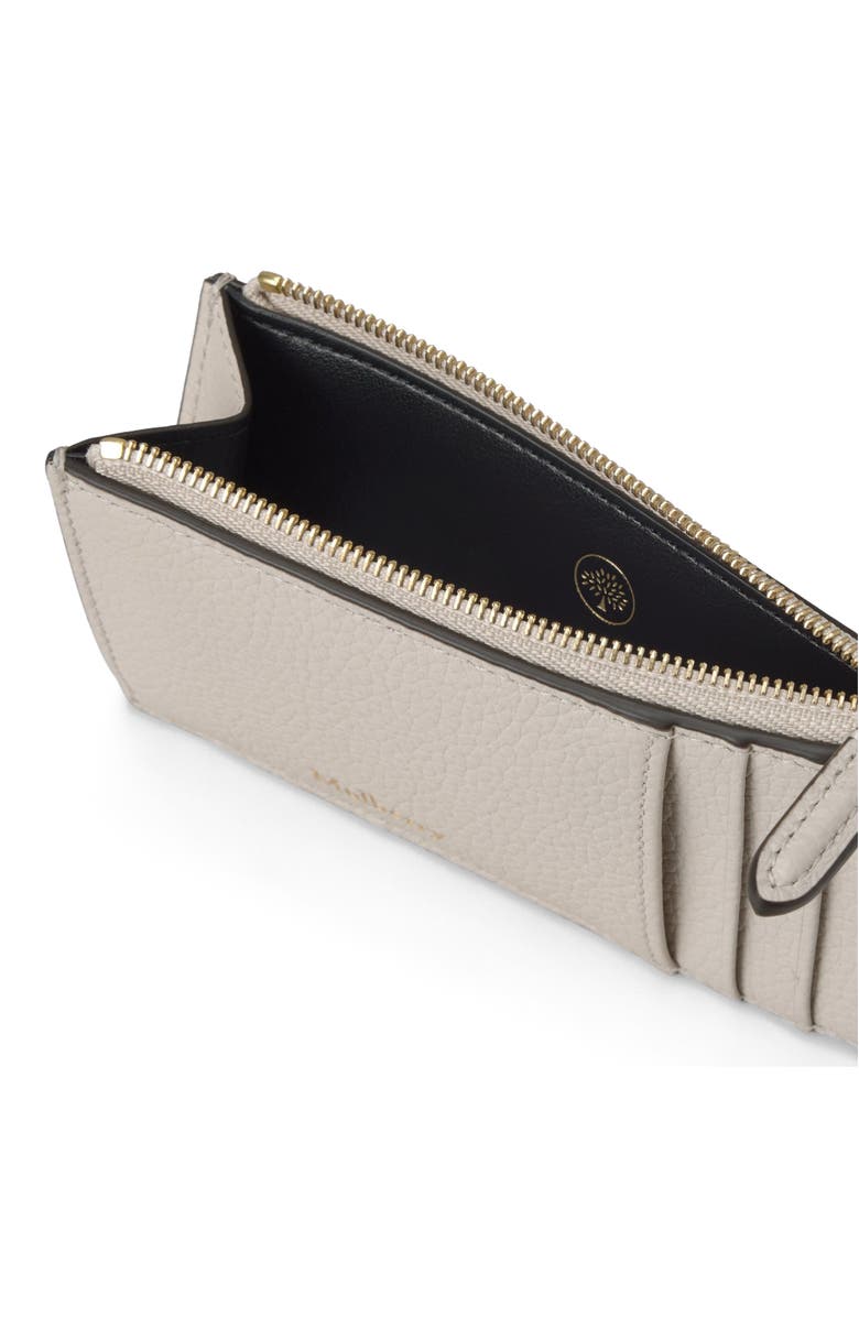 Mulberry Continental Zipped Long Card Holder, Alternate, color, Chalk