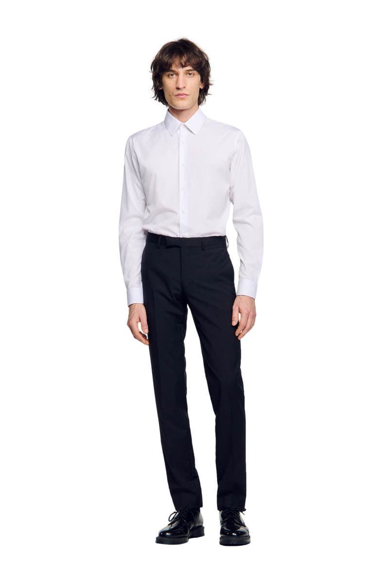 SANDRO Plain shirt, Main, color,