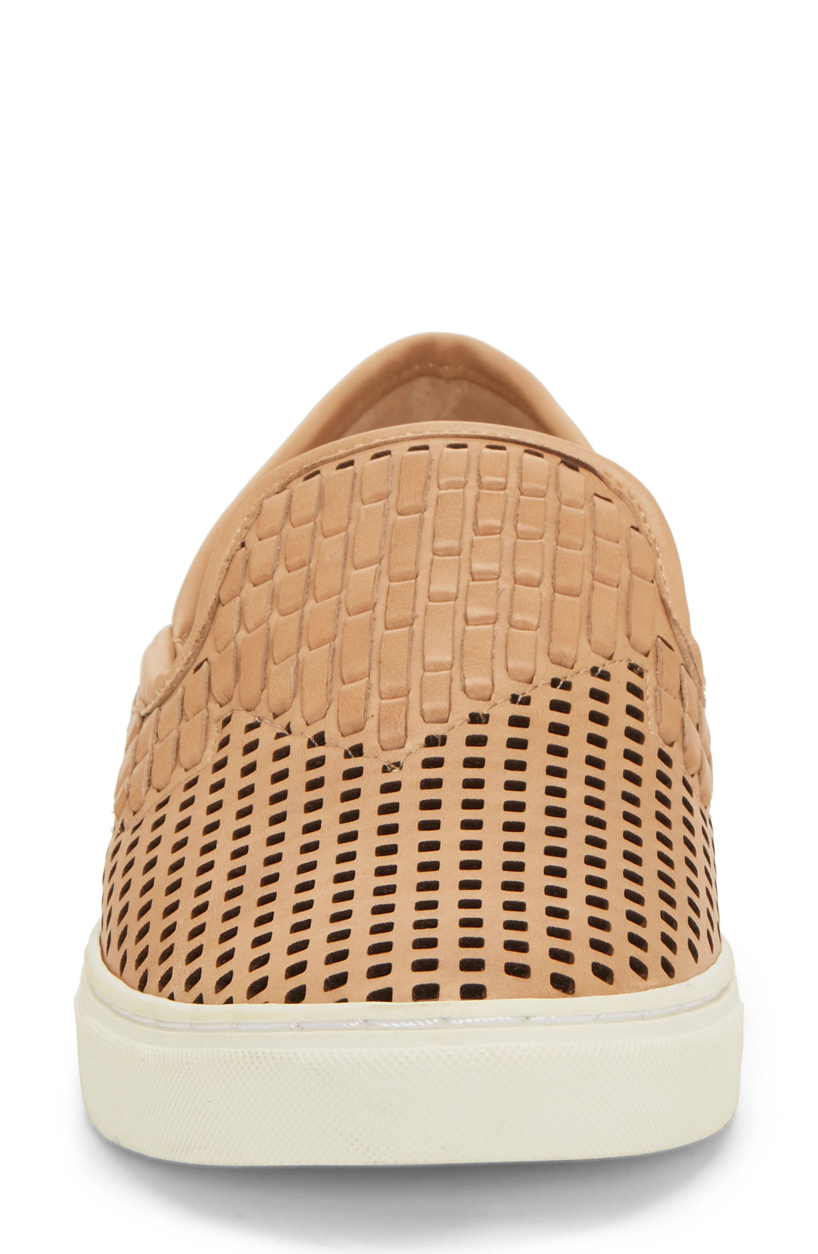Bristie Sneaker, Alternate, color, NATURAL LEATHER