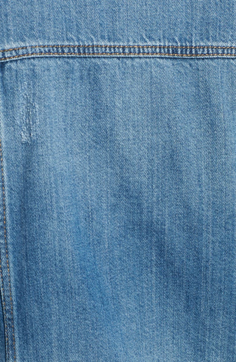 BP. Ripped Denim Jacket, Alternate, color, 