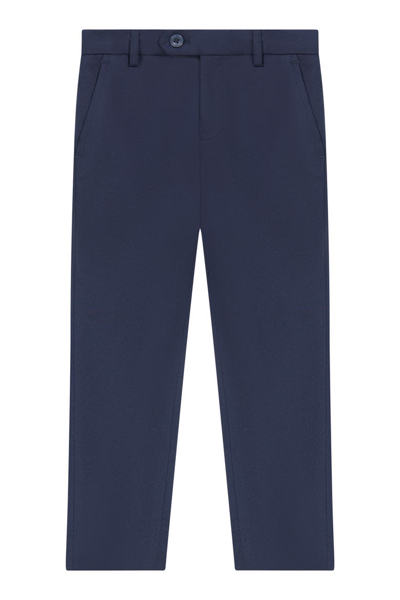 Kids' Solid Stretch Two-Piece Suit, Alternate, color, NAVY