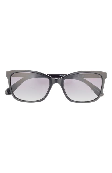 53mm tabitha rectangle sunglasses