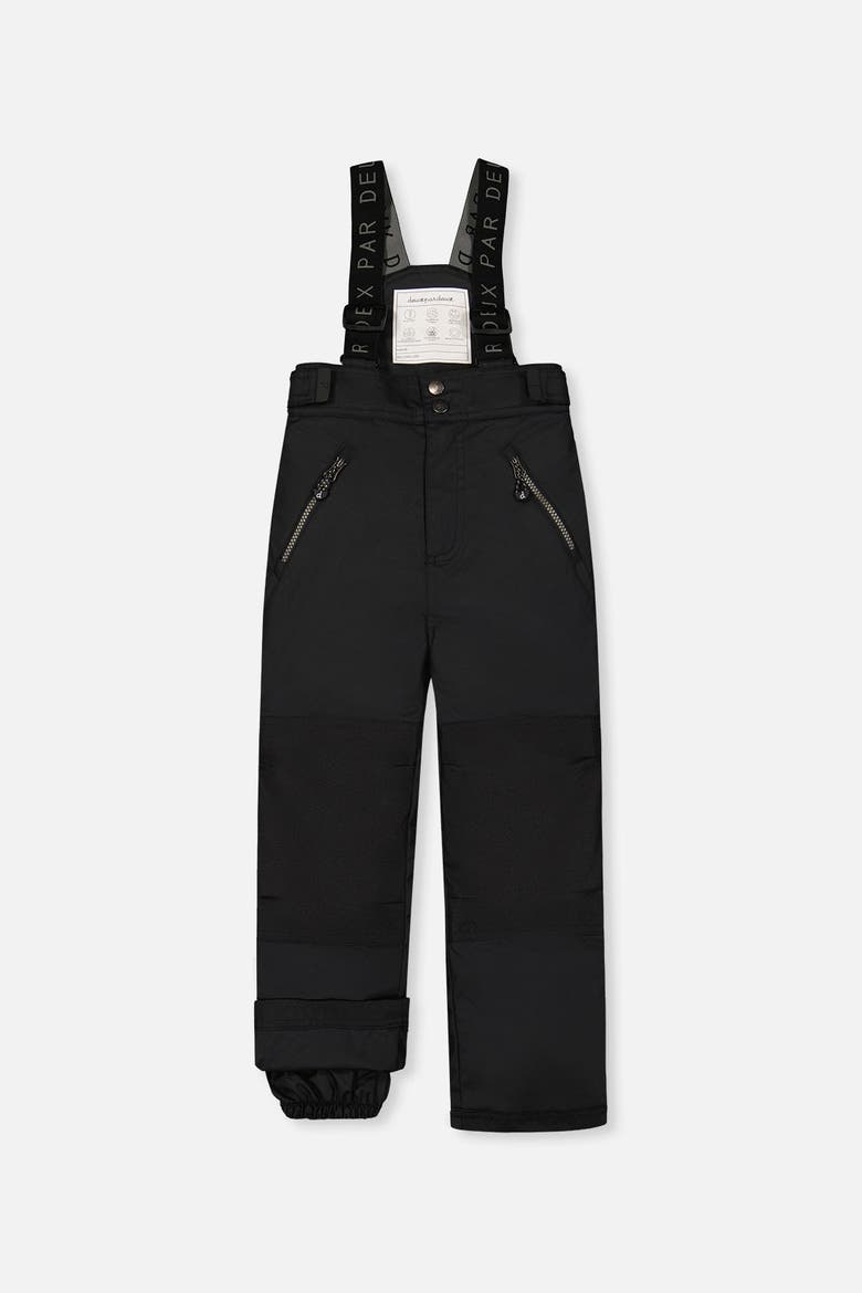 Play Waterproof Adjustable Suspenders Snow Pants, Main, color, Noir