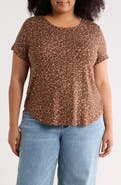 PHILOSOPHY REPUBLIC CLOTHING Short Sleeve High-Low T-Shirt