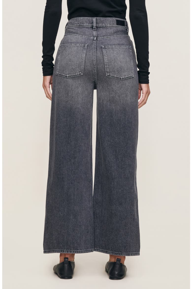 Hepburn Wide Leg Aura High Waist Ankle Jeans, Alternate, color, NIGHTSHADE AURA