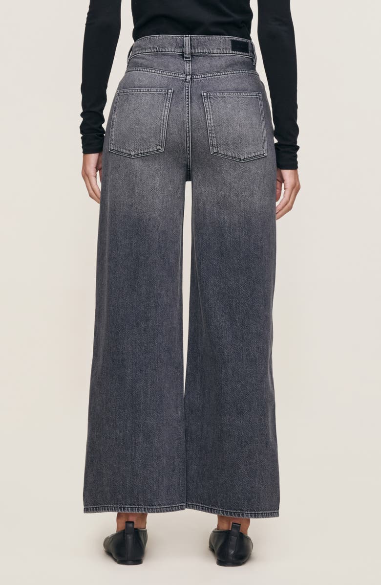 DL1961 Hepburn Wide Leg Aura High Waist Ankle Jeans, Alternate, color, Nightshade Aura