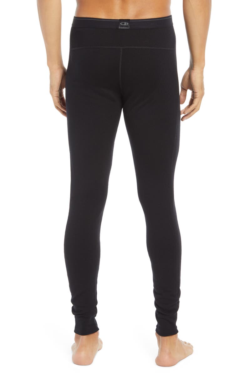 Icebreaker 260 Tech Merino Wool Base Layer Leggings, Alternate, color, Black