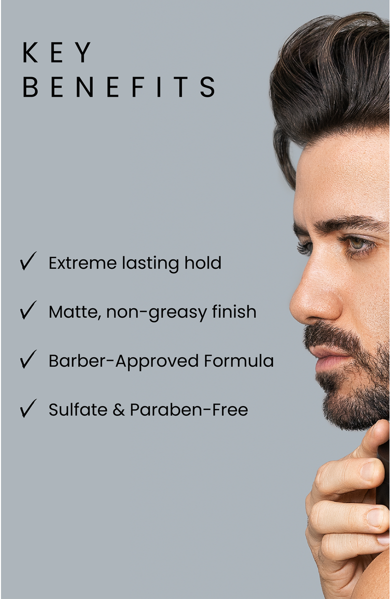 Forte Series Texture Clay Extreme Hold, Alternate, color, Black