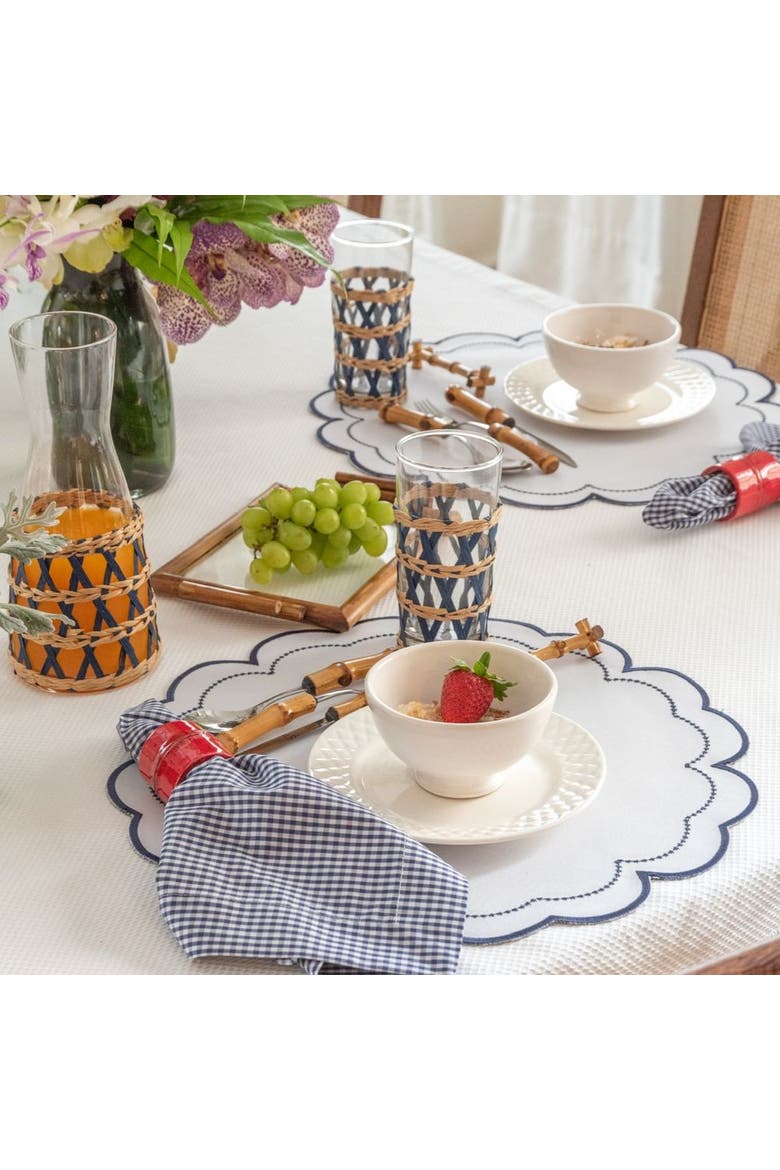 Victoria Placemat, Alternate, color, Navy