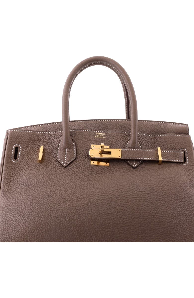 Pre-Owned Hermes Birkin Handbag Grey Togo with Gold Hardware 30, Alternate, color, Etoupe
