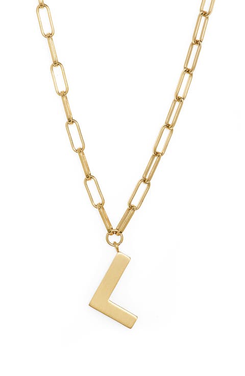 Initial Pendant Necklace