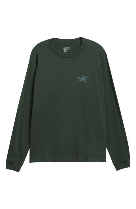 Kragg Long Sleeve Cotton Graphic T-Shirt