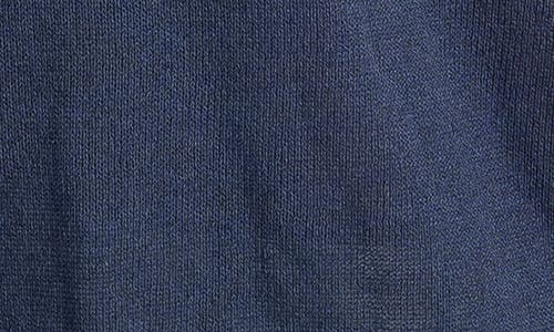 Max Studio Ruched Shoulder Short Sleeve Knit Sweater In Blue