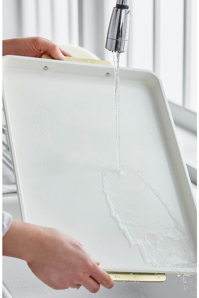 Reserve Bakeware Half Sheet Pan, Alternate, color, CREAM