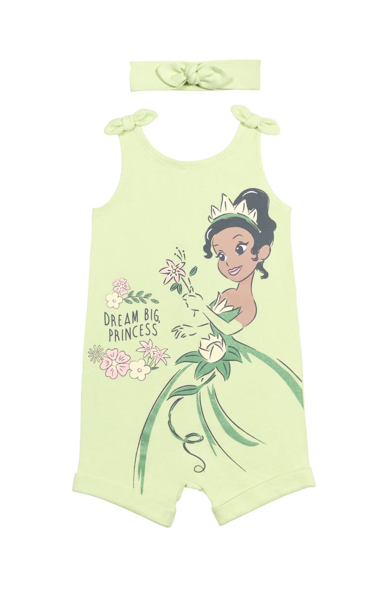 Disney Princess Sleeveless Romper Headband Set, Main, color,