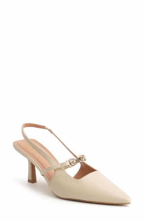 Cindy Pointed Toe Slingback Pump