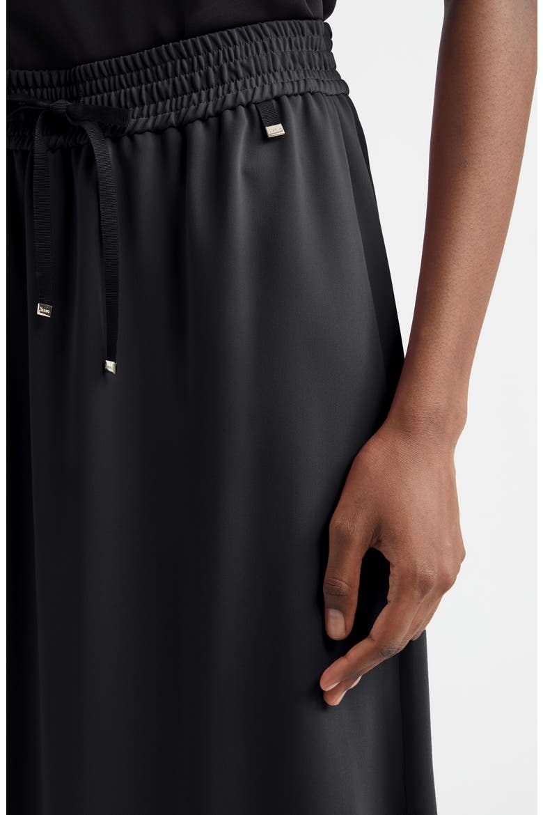 Cady Drawstring Maxi Skirt, Alternate, color, 9300 BLACK