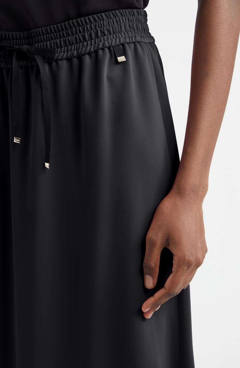 Herno Cady Drawstring Maxi Skirt, Alternate, color, 9300 Black
