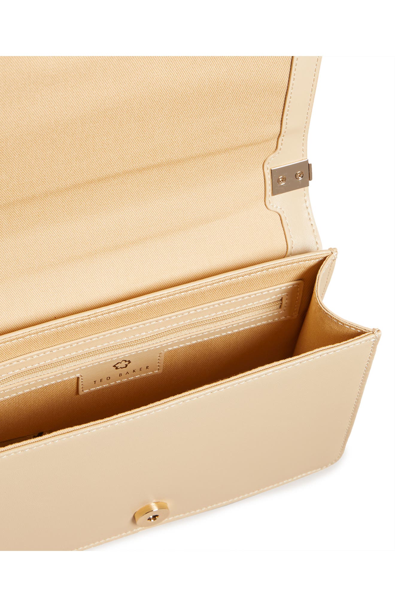 Ted Baker London Jorjey Flower Eyelet Flap Crossbody Bag, Alternate, color, 