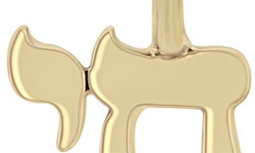 Zoë Chicco 14k Gold Midi Bitty Chai Charm