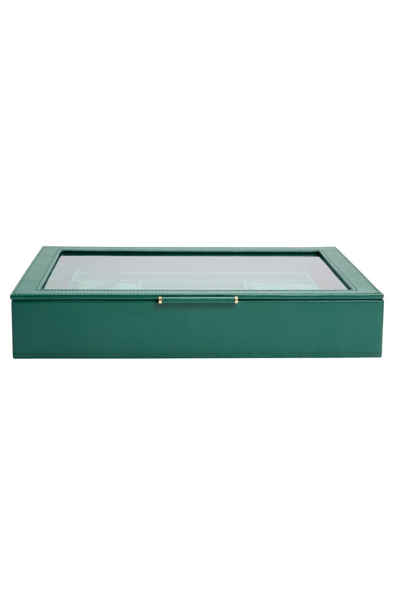 WOLF Sophia Jewelry Box with Window, Main, color, Forest Green