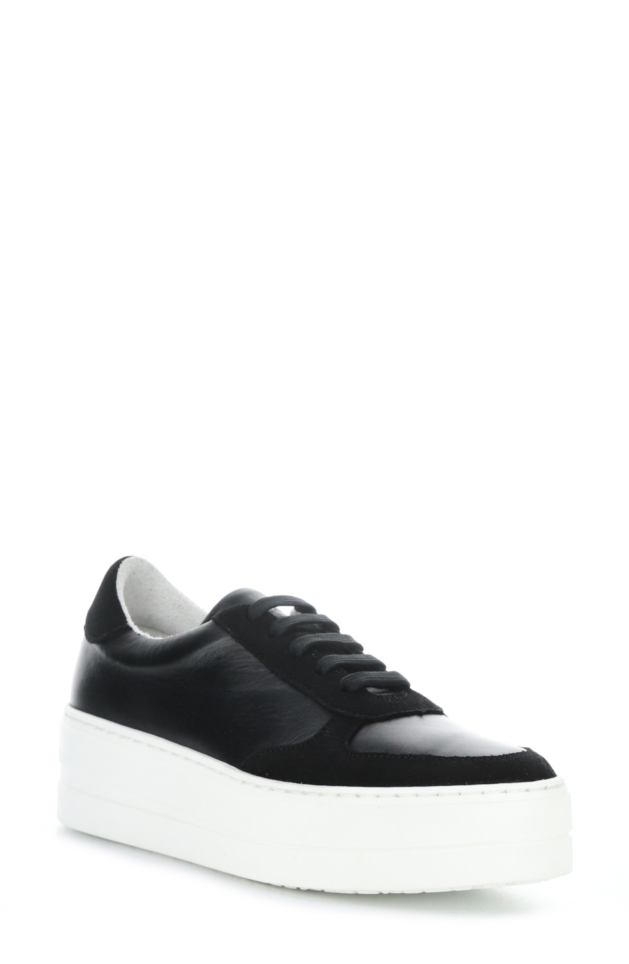Maputo Platform Sneaker, Main, color, BLACK SUEDE/VERONA