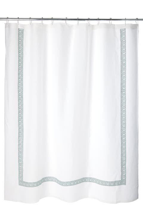 Ophelia Linen Shower Curtain