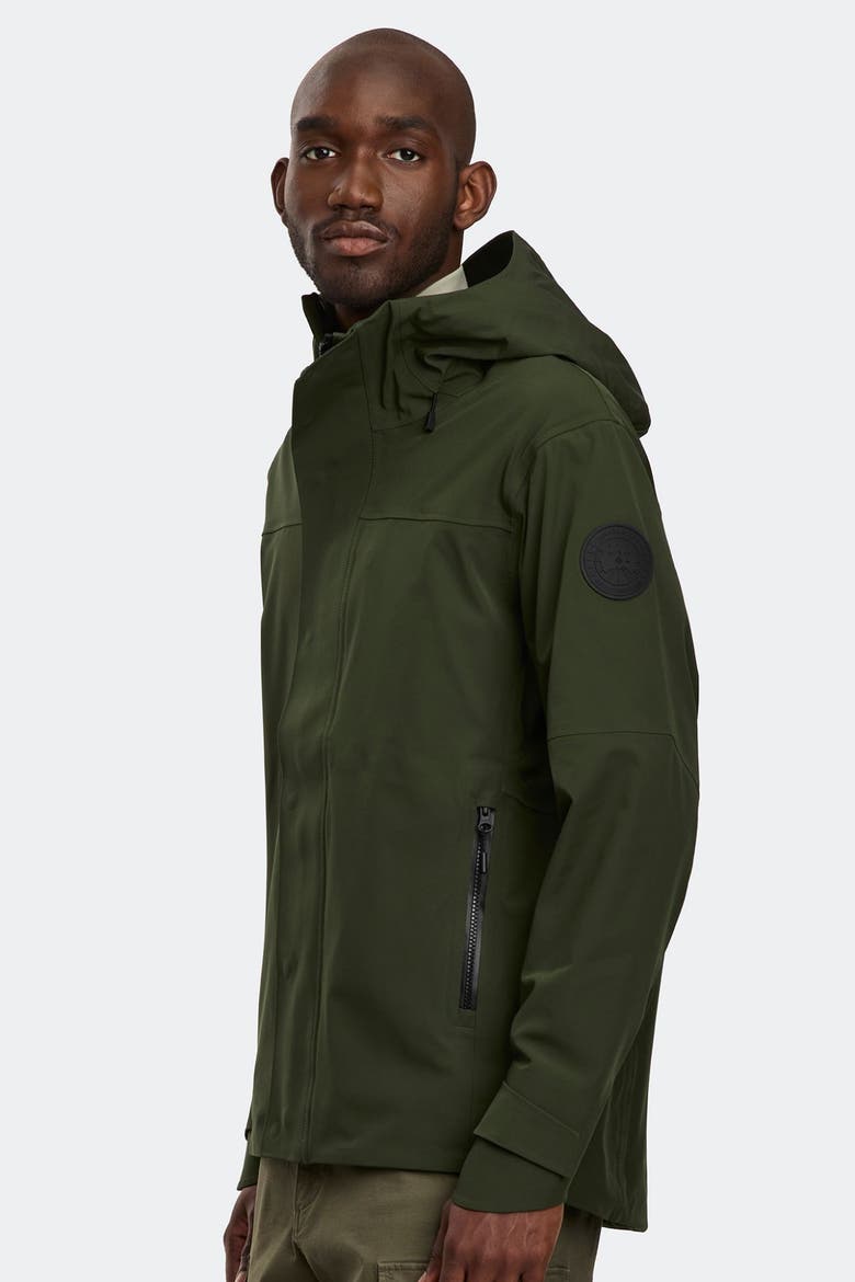 Rupert Rain Jacket Black Label, Alternate, color, Moss Khaki