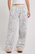 HAPPY CAMP3R Dalmatian Darling Wide Leg Sweatpants