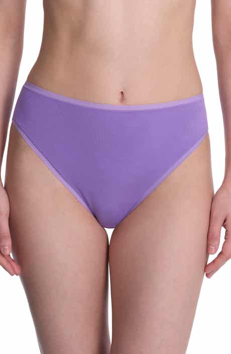 Natori Bliss Bare Cotton High Cut Briefs