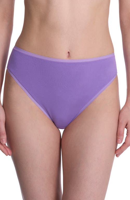 Natori Bliss Bare Cotton High Cut Briefs