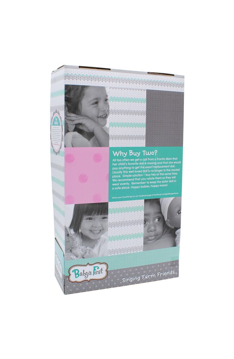 Baby
s First Farm Animal Friends Duck Toy Doll, Alternate, color, Multicolored