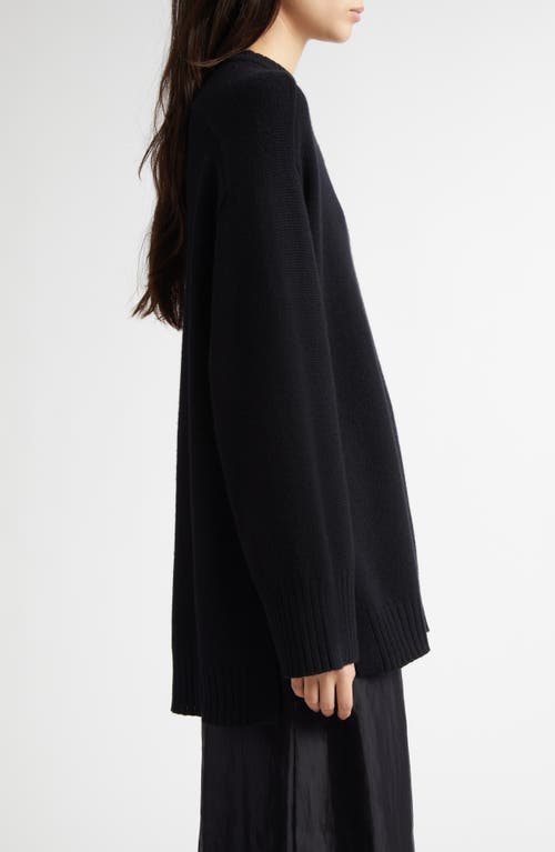 LOULOU STUDIO LOULOU DE SAISON SAFI STEP HEM WOOL & CASHMERE SWEATER