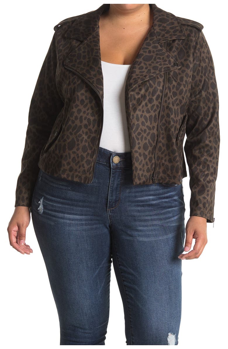 Sanctuary Camo Print Moto Jacket, Alternate, color, 