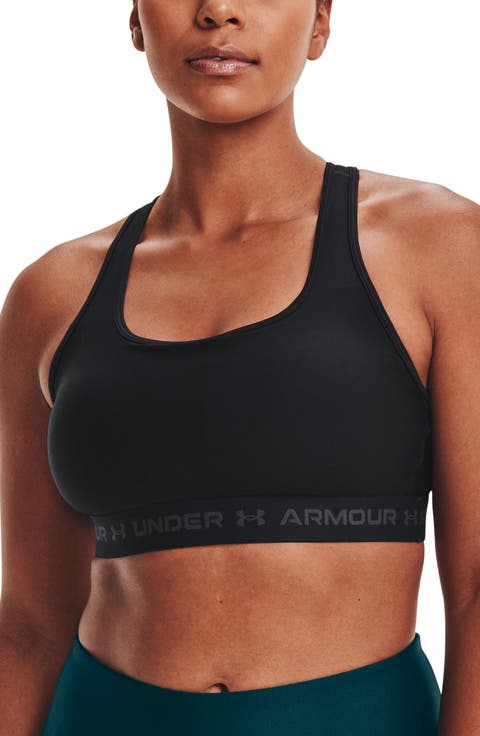HeatGear® Mid Cross Back Sports Bra