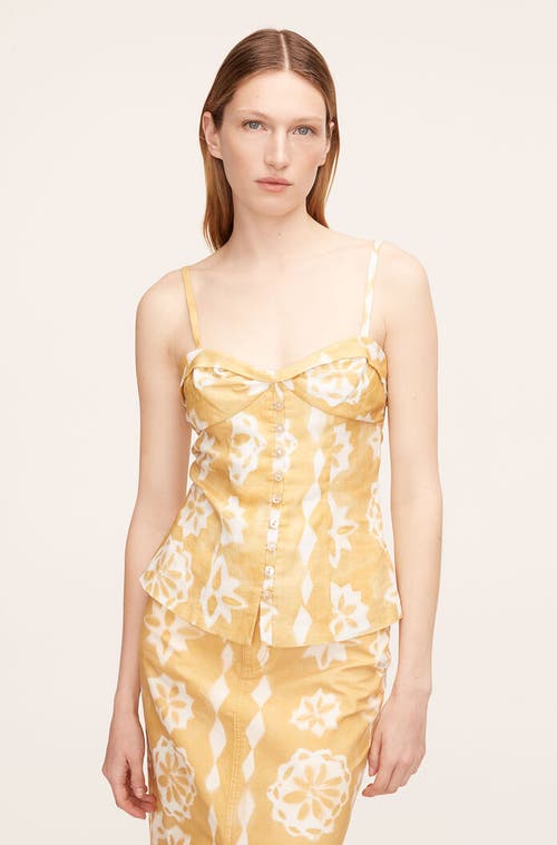 REBECCA TAYLOR REBECCA TAYLOR PAPER FLEUR BUTTON FRONT TANK 