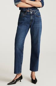 Mavi Jeans Savannah High Waist Wide Straight Leg Jeans